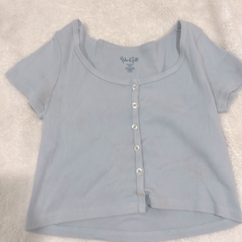 Blue Crop TShirt